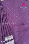 Semi Wrinkle Crepe Silk Saree- PA03840