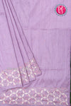 Semi Tussar Silk Saree with Embroidery work-PF71757
