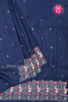 Semi Tussar Silk Saree with Embroidery work- PF71757