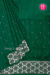 Semi Tussar Silk Saree with Embroidery work-PF71757