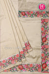 Semi Silk With Cross Stitchwork-PA05021