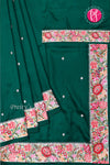 Semi Silk With Cross Stitchwork-PA05021