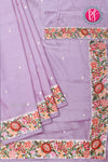Semi Silk With Cross Stitchwork-PA05021