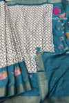 Georgette Silk with Tread Embroidery Saree-PA06080