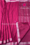 Soft Raw Silk Saree - Vertical lines-PA06266