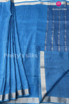 Soft Raw Silk Saree - Vertical lines-PA06266