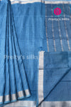 Soft Raw Silk Saree - Vertical lines-PA06266