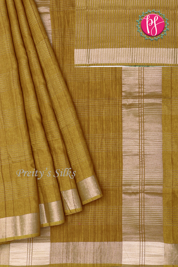Soft Raw Silk Saree - Horizontal Texture-PA06266