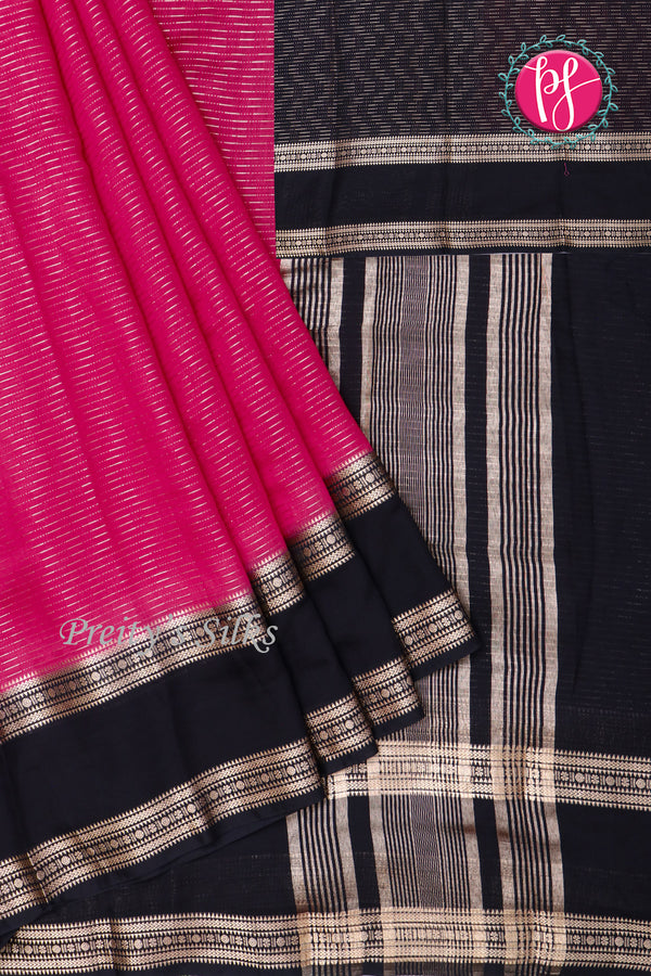 Butter Cotton Silk Saree-PA01444