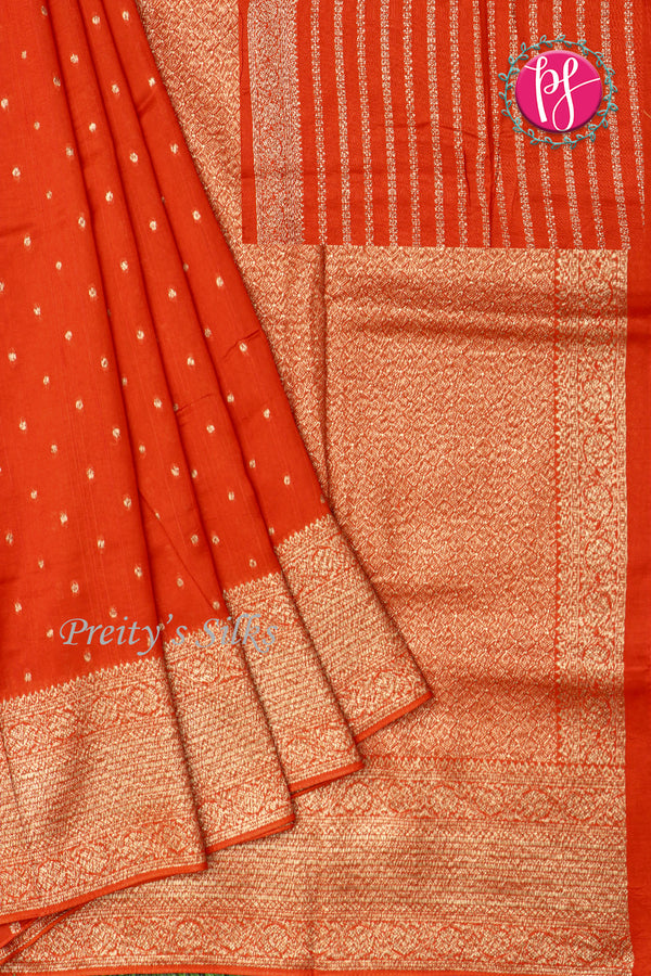 Tussar Dupion With Antique Zari Saree-PA12627
