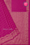 Semi Banarasi Georgette Crepe Silk Saree-PA11407