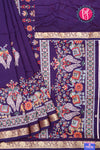 Semi Mysore Crepe Silk Saree-PA17588