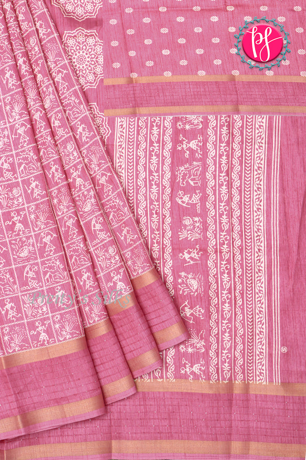 Semi Dola Silk saree Saree-Worlyprints-PA18161