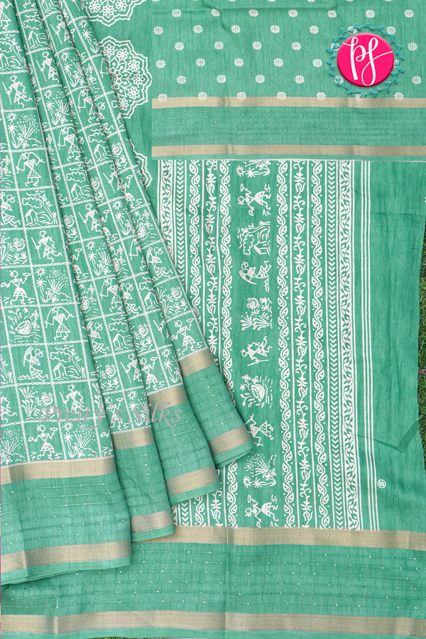 Semi Dola Silk saree Saree-Worlyprints-PA18161