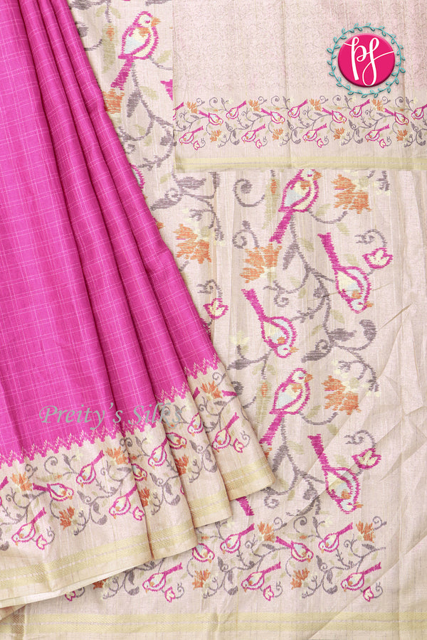 Semi Tussar Silk Saree-PA18161