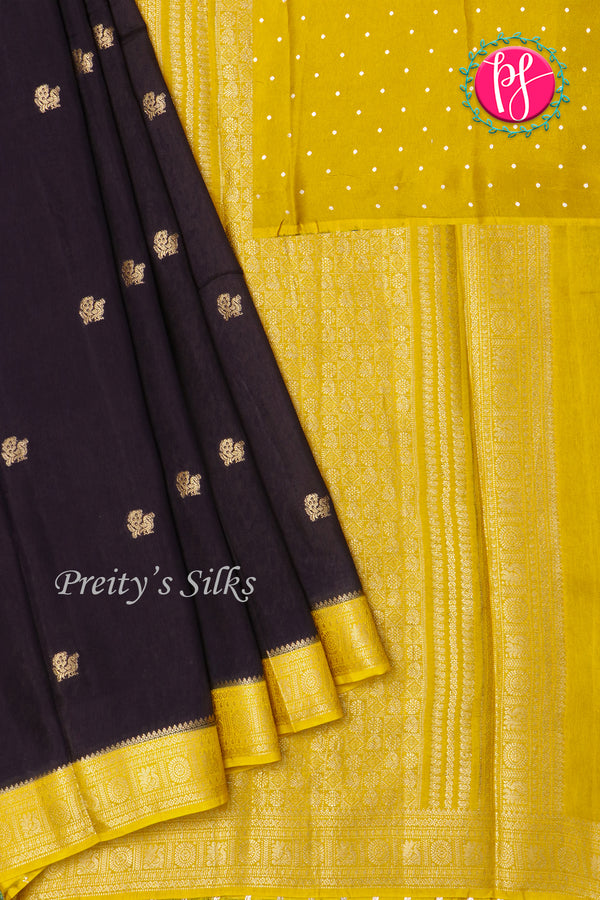 Semi Tussar Dhupion Silk Saree-PA20435
