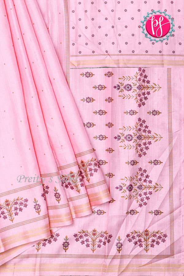 Semi Tussar Silk Saree-PA21223
