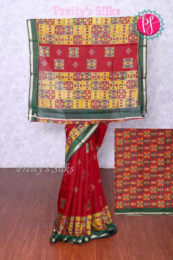 Cotton Blend Saree-PA22998