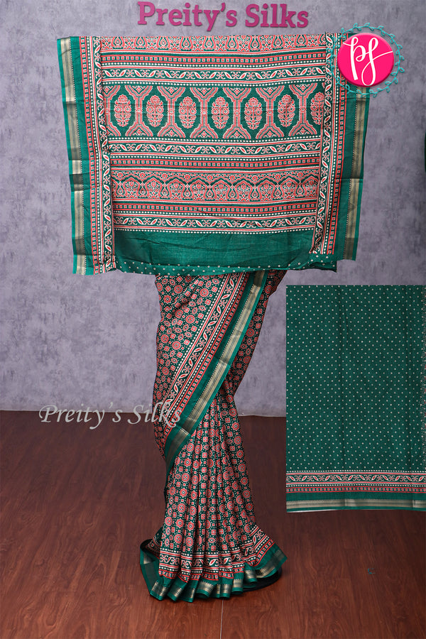 Semi dola silk Saree-PA23150