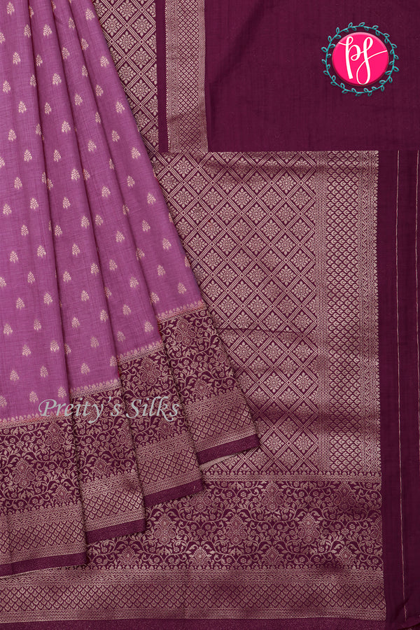 Semi Banarasi Chiffon Saree-PA24209