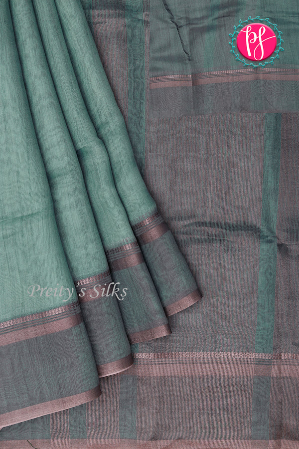 Organza Silk Saree-Monochrome -PA26116