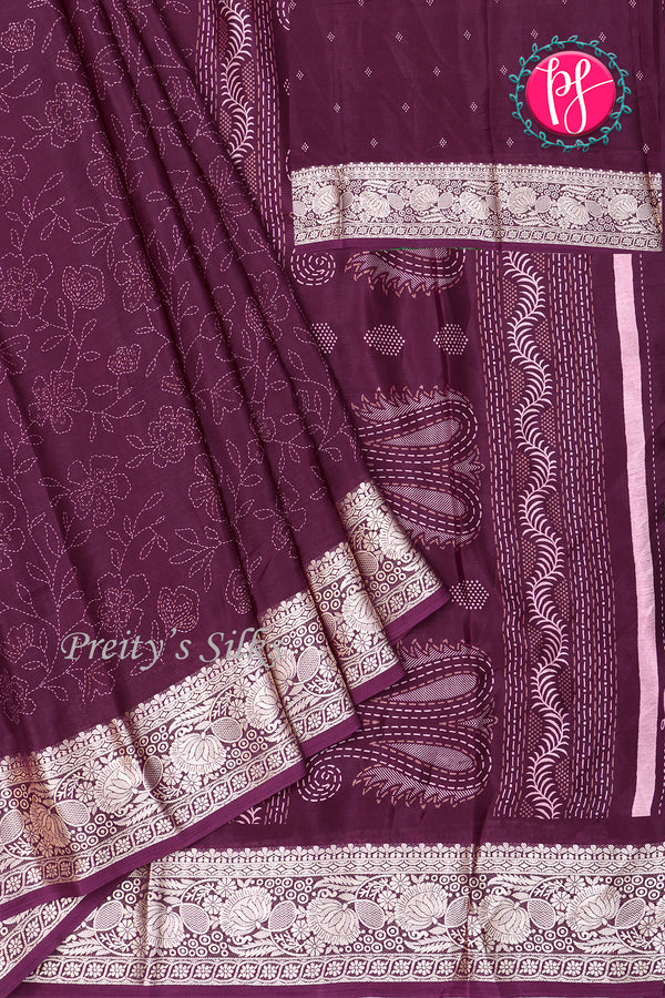 Semi dola silk Saree-PA26951