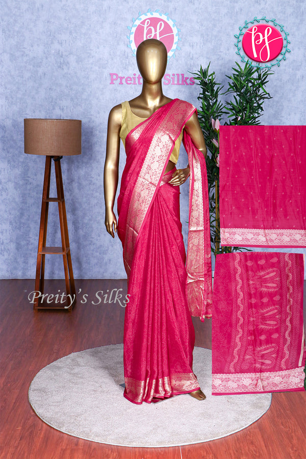Semi dola silk Saree-PA26951