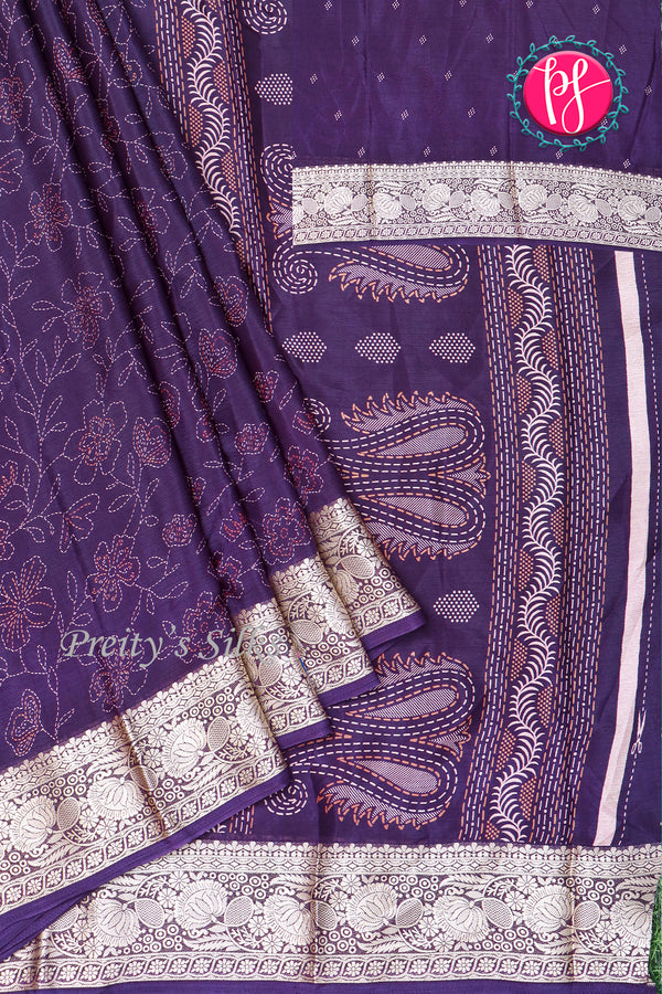 Semi dola silk Saree-PA26951