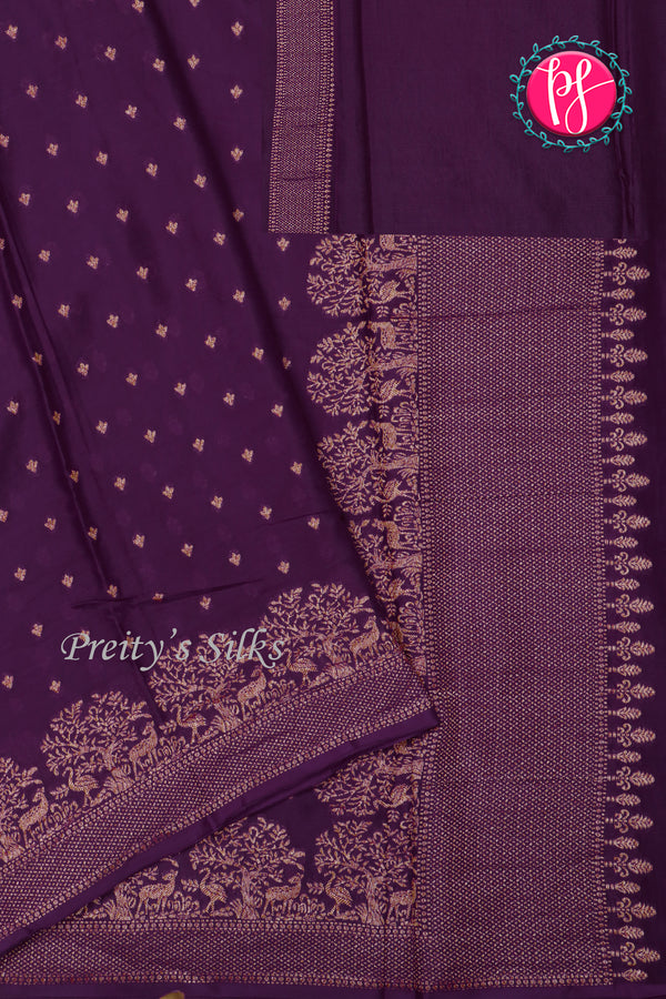 Premium Wrinkle Crepe Silk Saree-PA28117