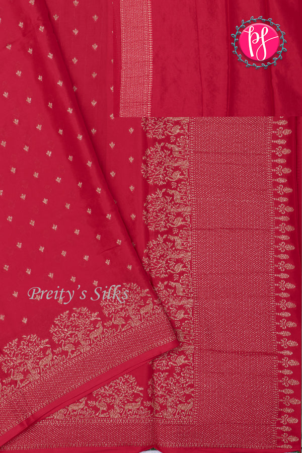 Premium Wrinkle Crepe Silk Saree-PA28117