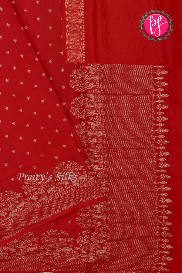 Premium Wrinkle Crepe Silk Saree-PA28117