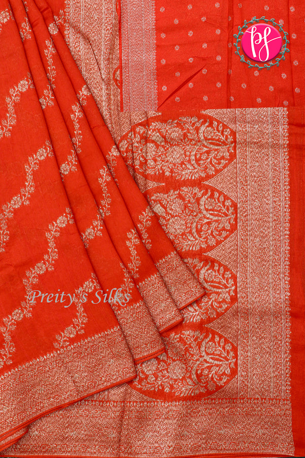 Semi Dupion banarasi silk saree -PA29045