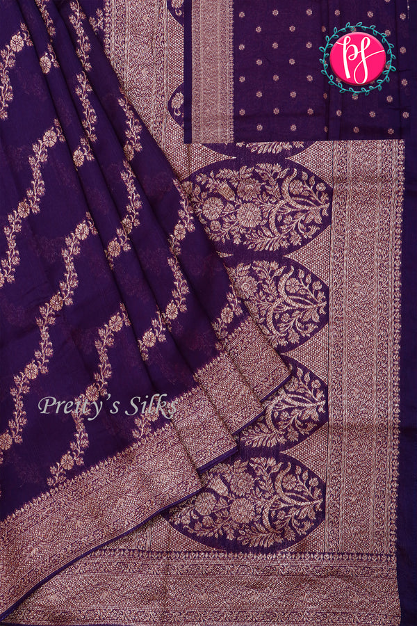 Semi Dupion banarasi silk saree -PA29045