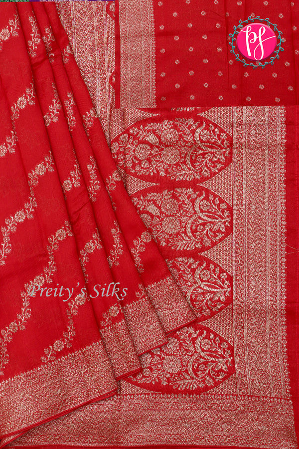 Semi Dupion banarasi silk saree -PA29045
