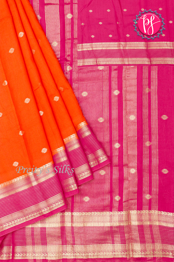 Butter Cotton Silk Saree-PA29876