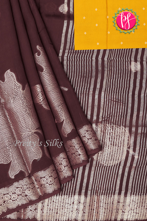 Viscose Tussar Georgette Silk Saree-PA32311