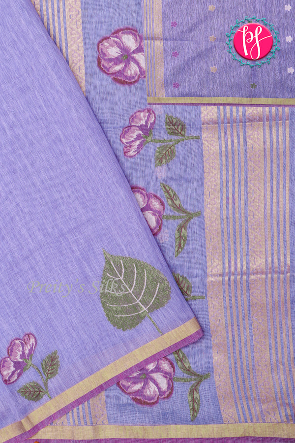 Cotton blend Silk Saree-PA32350