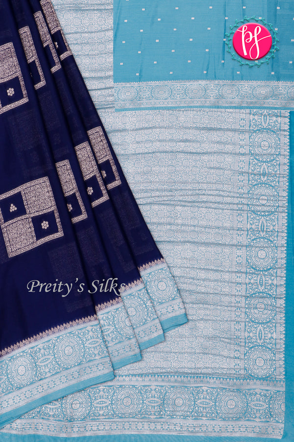 Chiffon Banarasi Silk Saree-PA37442