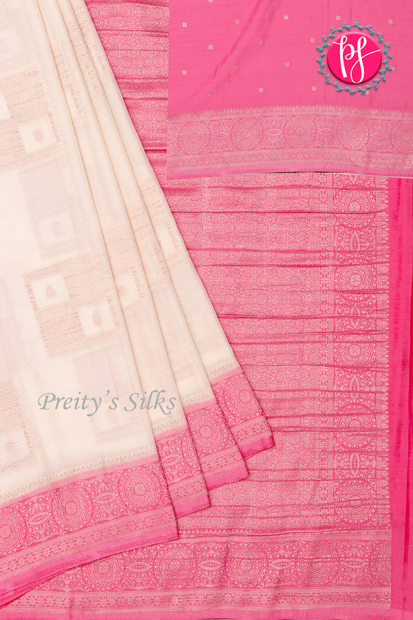 Chiffon Banarasi Silk Saree-PA37442