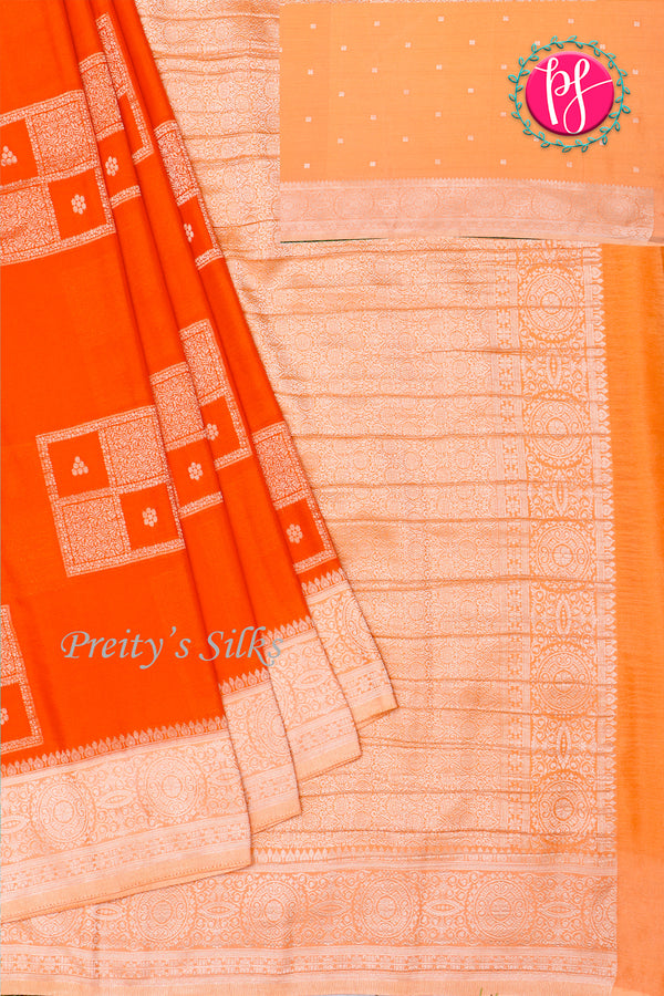 Chiffon Banarasi Silk Saree-PA37442