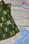 Semi Banarasi crepe Silk Saree-PA38474