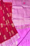 Semi Banarasi crepe Silk Saree-PA38474