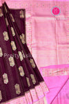 Semi Banarasi crepe Silk Saree-PA38474