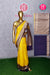 Semi Banarasi chiffon Silk Saree with lahariya pattern zari weaving -PA40199