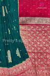 Semi Banarasi Crepe silk saree-PA40691