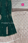 Semi Banarasi Crepe silk saree-PA40691