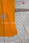 Semi Banarasi Crepe silk saree-PA40691