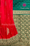 Semi Banarasi Crepe silk saree-PA40691