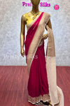 Semi Banarasi Crepe silk saree-PA40691