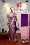 PURE KADDI BANARASI GEORGETTE SILK SAREE-PA47997